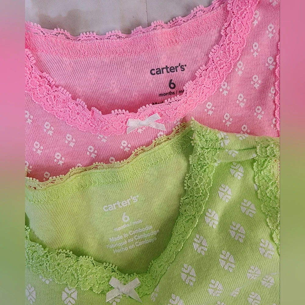 6 Month Girls Onesies